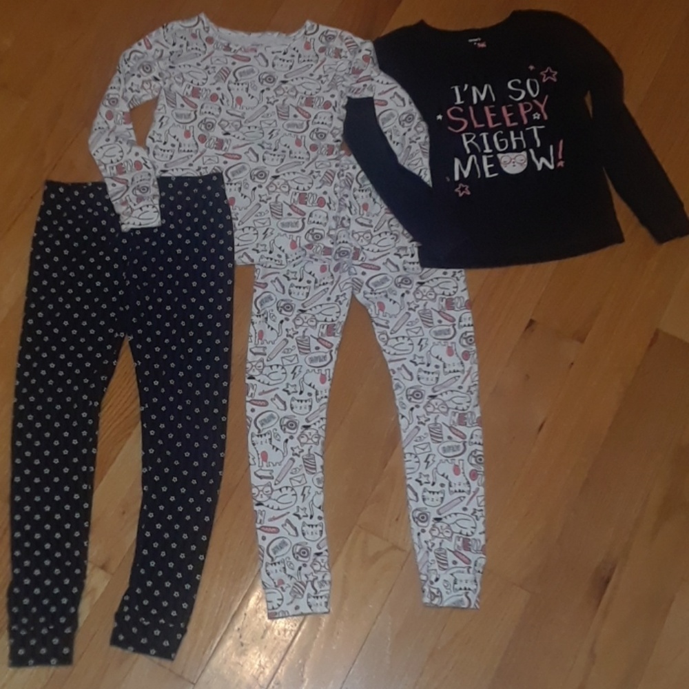 Carter's Girls Mix & Match Pajamas size 8